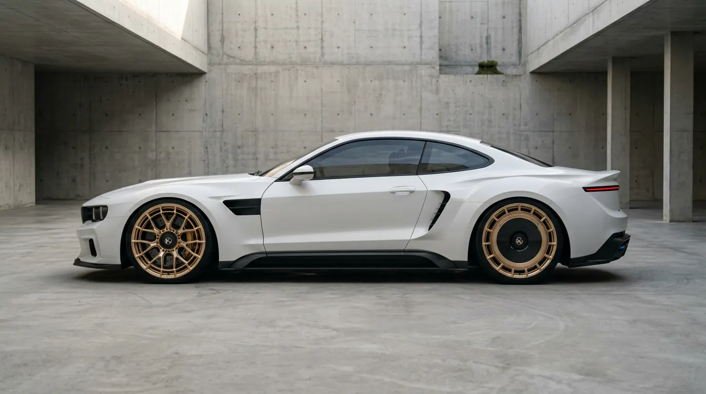 Karbon Ikonics BMW Z4 concept by Kynetik Koncepts — side profile render