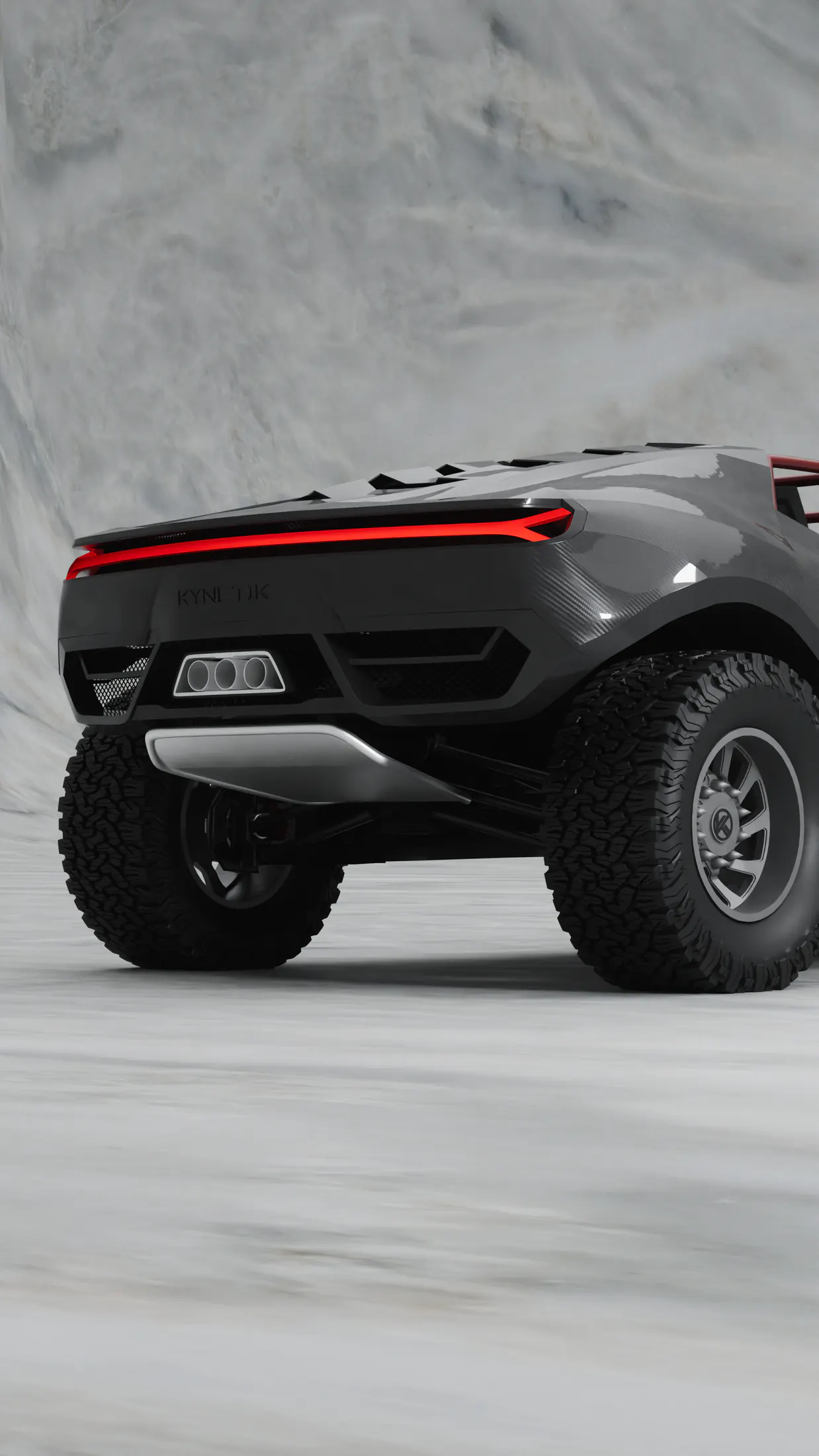 Karbon Toys Can-Am buggy concept by Kynetik Koncepts — rear render