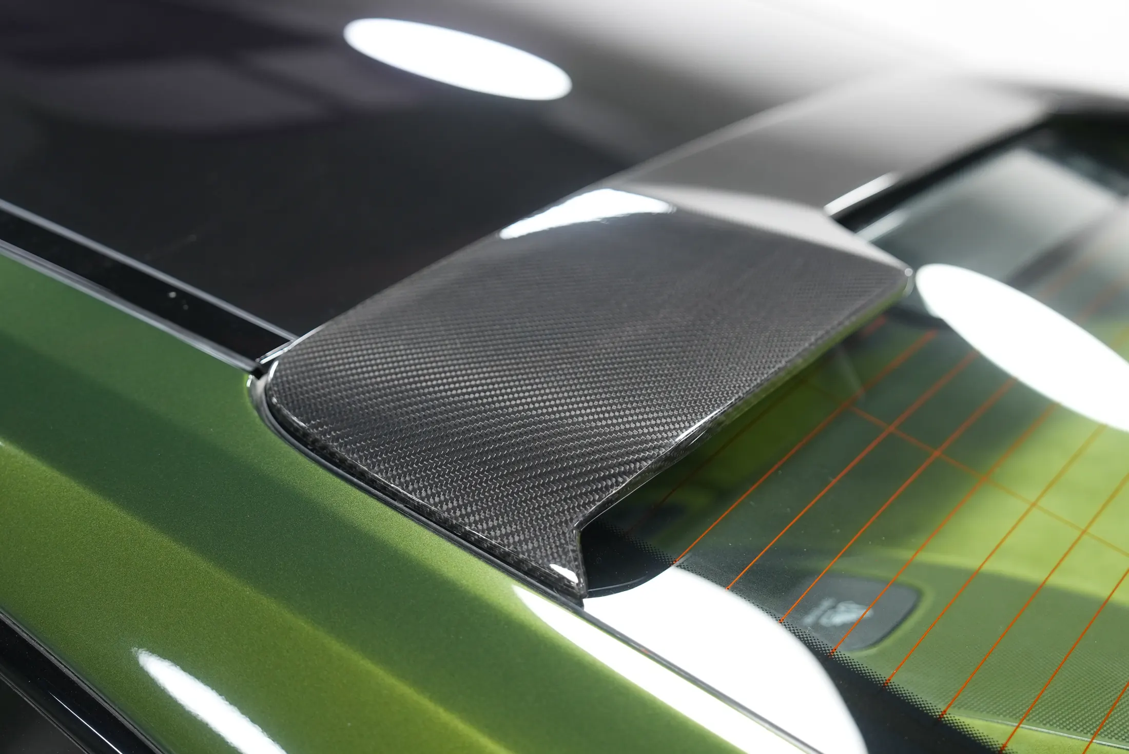 Audi RS e-tron GT by Kynetik Koncepts — carbon roof spoiler